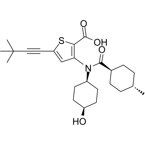 Lomibuvir (VX-222)