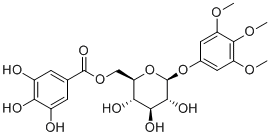 3,4,5-Trimethoxyphenyl-(6-O-galloyl)-O-beta-D-glucopyranoside
