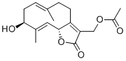 13-Acetoxy-3beta-hydroxygermacra-1(10)E,4E,7(11)-trien-12,6alpha-olide