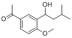 1-(3-(1-Hydroxy-3-methylbutyl)-4-methoxyphenyl)ethan-1-one