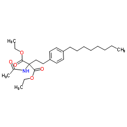 Diethyl 2-acetamido-2-(4-octylphenethyl)malonate
