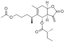 1-O-Acetyl-6alpha-O-(2-methylbutyryl)britannilactone