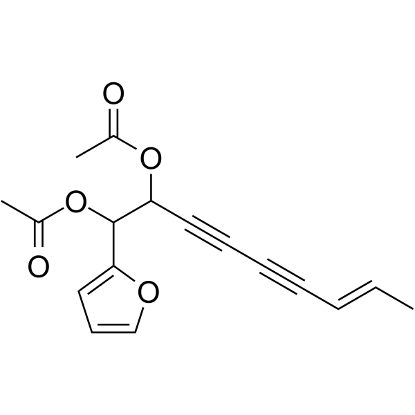 (1,5E,11E)-tridecatriene-7,9-diyne-3,4-diacetate
