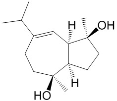 1-alpha-H,5-alpha H-guaia-6-ene-4beta,10beta-diol