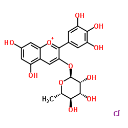 Delphinidin-3-O-rhamnoside chloride