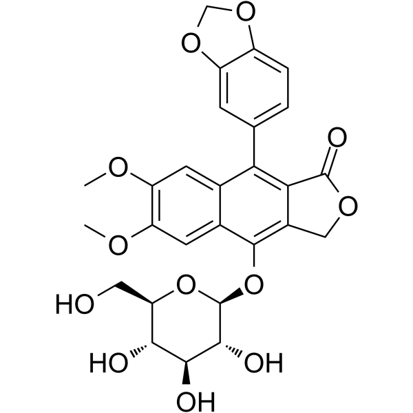 Diphyllin O-glucoside