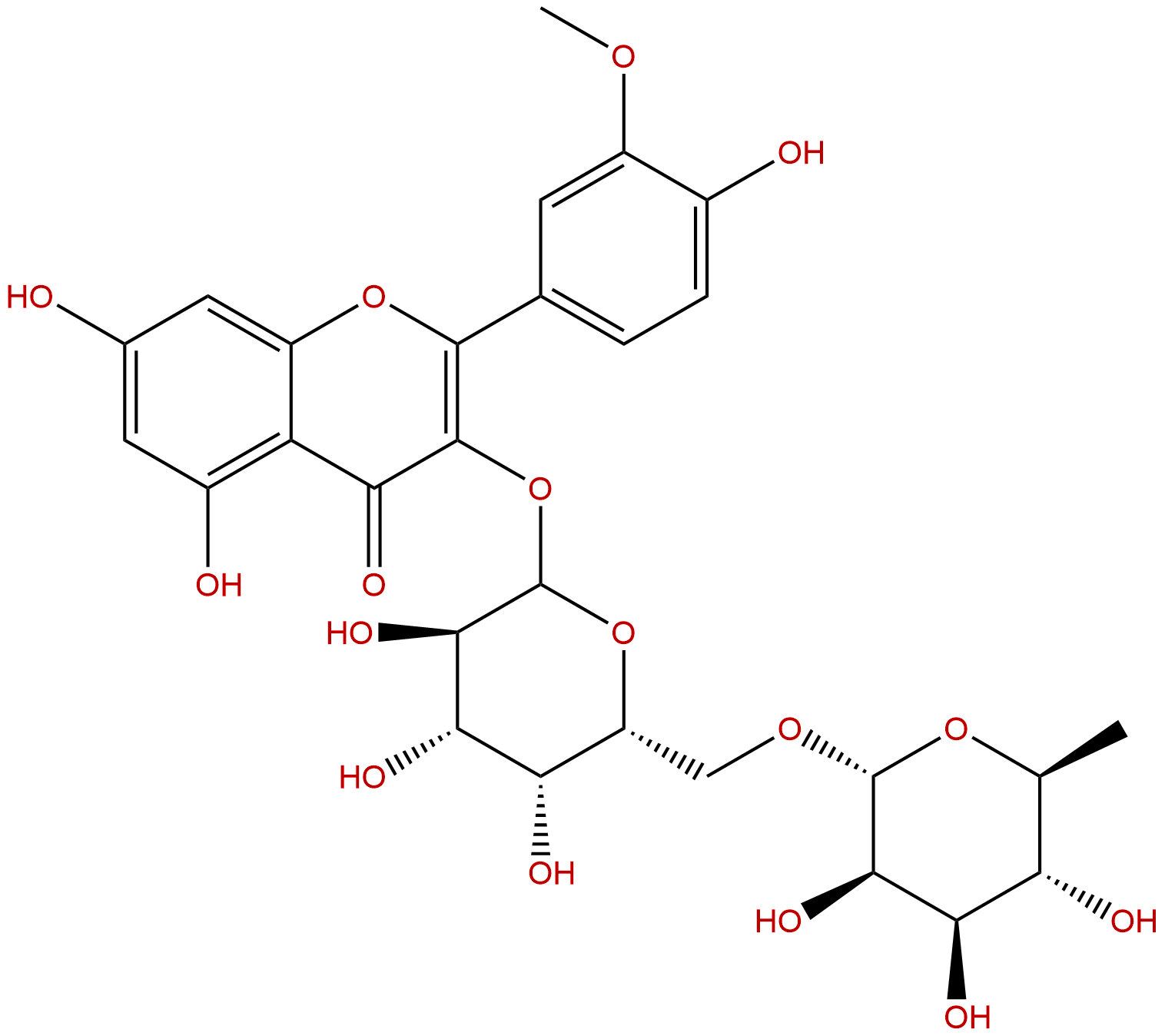 Isorhamnetin 3-robinobioside