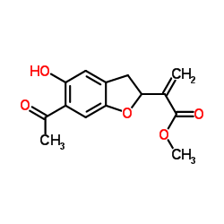 Methyl 2-(6-acetyl-5-hydroxy-2,3-dihydrobenzofuran-2-yl)propenoate