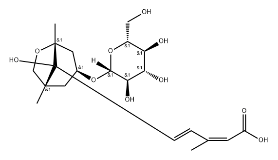 Dihydrophaseic acid 4'-O-beta-D-glucopyranoside