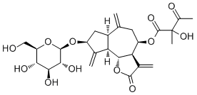 8beta-(2-Hydroxy-2-methyl-3-oxobutyryloxy)glucozaluzanin C