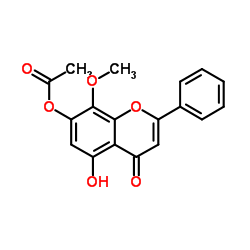 5-Hydroxy-7-acetoxy-8-methoxyflavone
